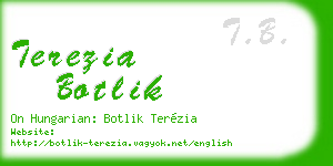 terezia botlik business card
