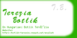 terezia botlik business card